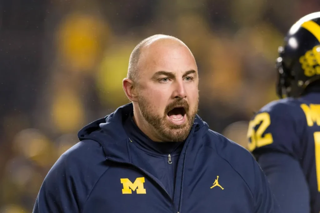 Chris Partridge, Michigan Football's linebackers coach.