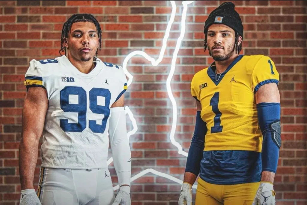 Jerod Smith and Jacob Smith, Michigan Football.