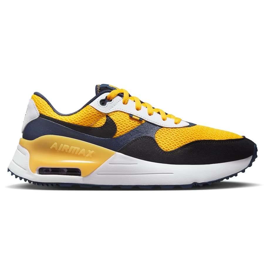 Michigan Wolverines Nike Unisex Air Max SYSTM Shoe - Maize