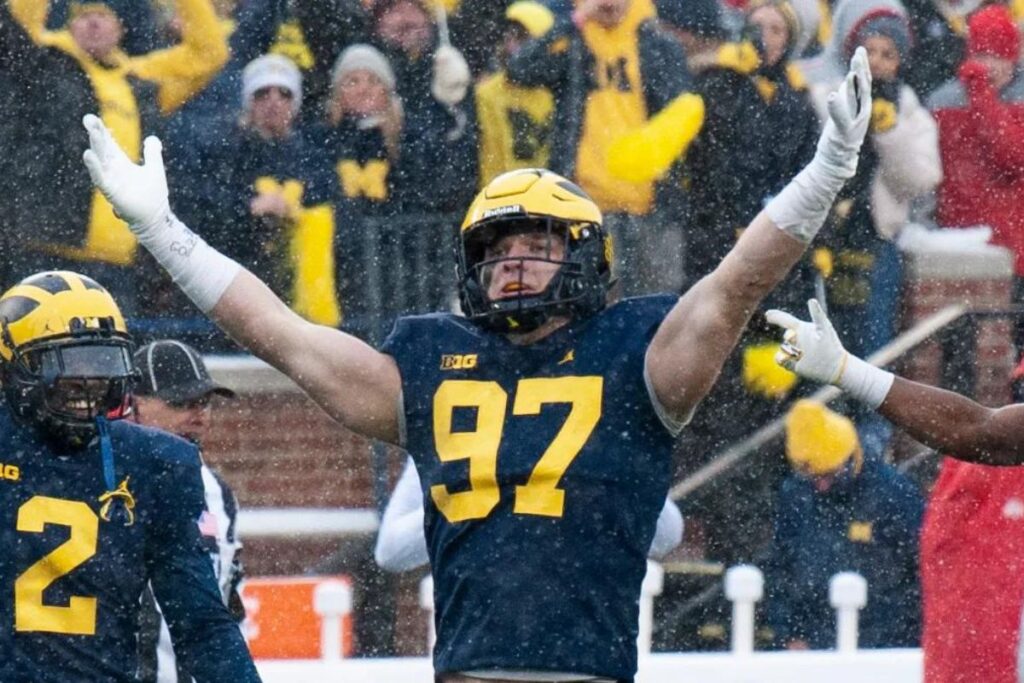 Where will Aidan Hutchinson fall on the list of 100 greatest Michigan football players of all time.