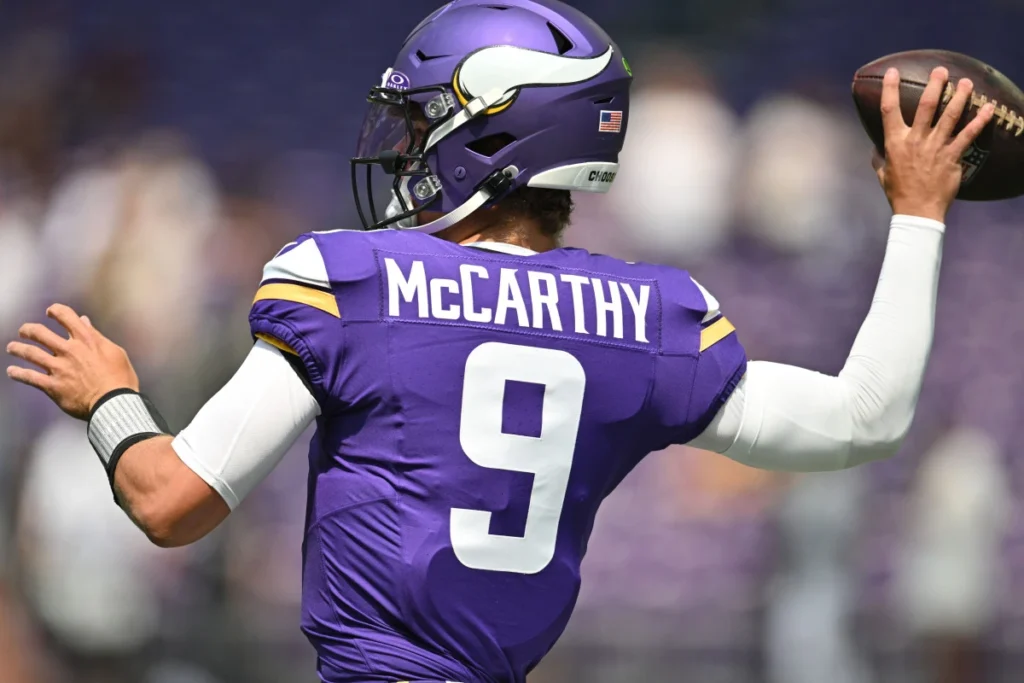 JJ McCarthy had an impressive showing in his first action with the Vikings, but what does that mean in the long run?