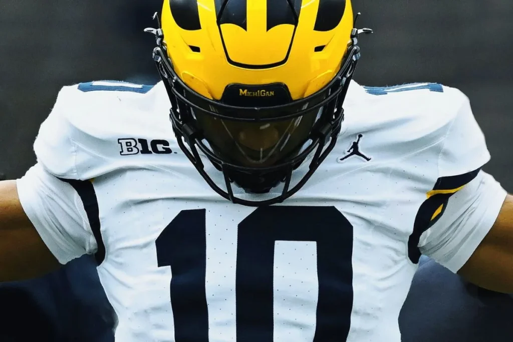 Alex Orji was named Michigan's starting quarterback on Monday by head coach Sherrone Moore.